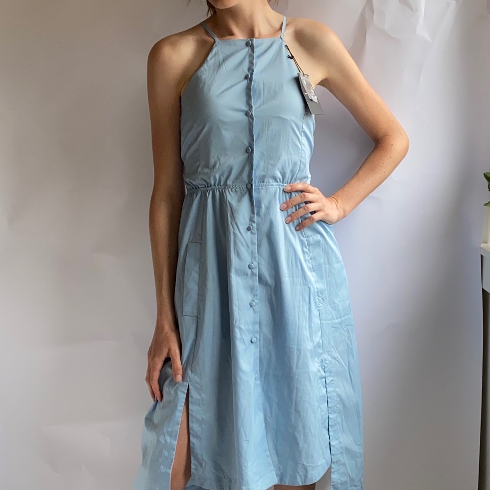 Just One Answer Blue Summer Dress XS, NWT